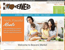 Tablet Screenshot of beaversmarket.com